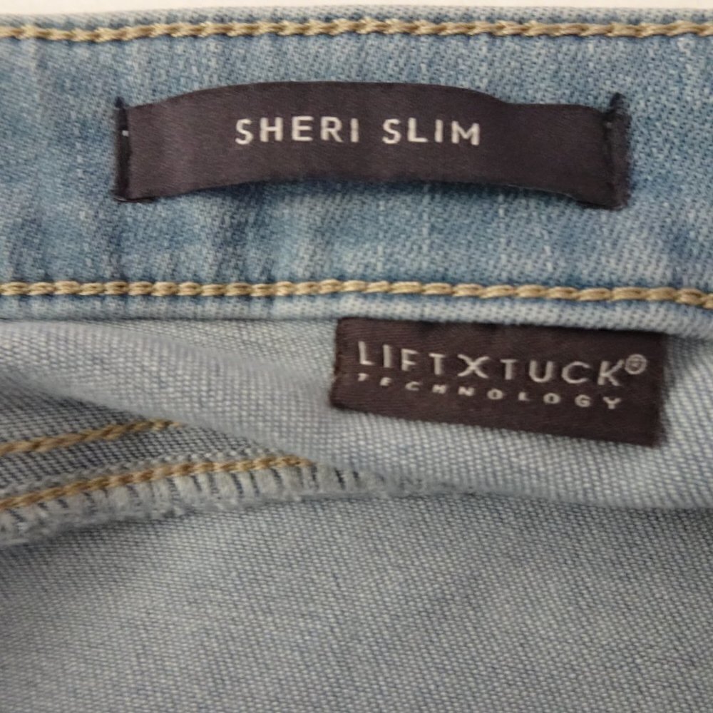 NYDJ Sheri Slim Ankle Jeans Women's Plus Size 22W Blue Stretch Denim - Picture 8 of 12